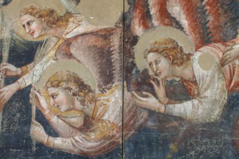 Affresco '300 riminese, Giudizio Universale, particolare